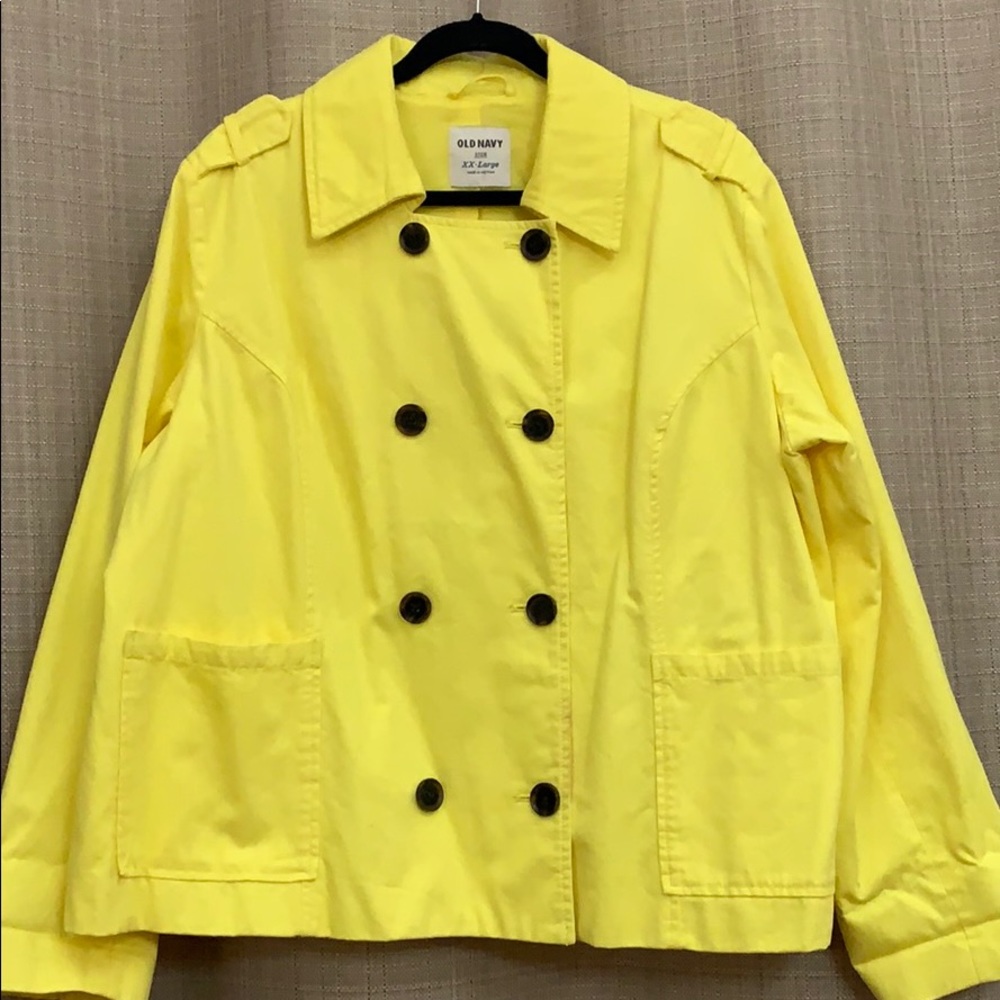 OLD NAVY double breasted cotton blazer